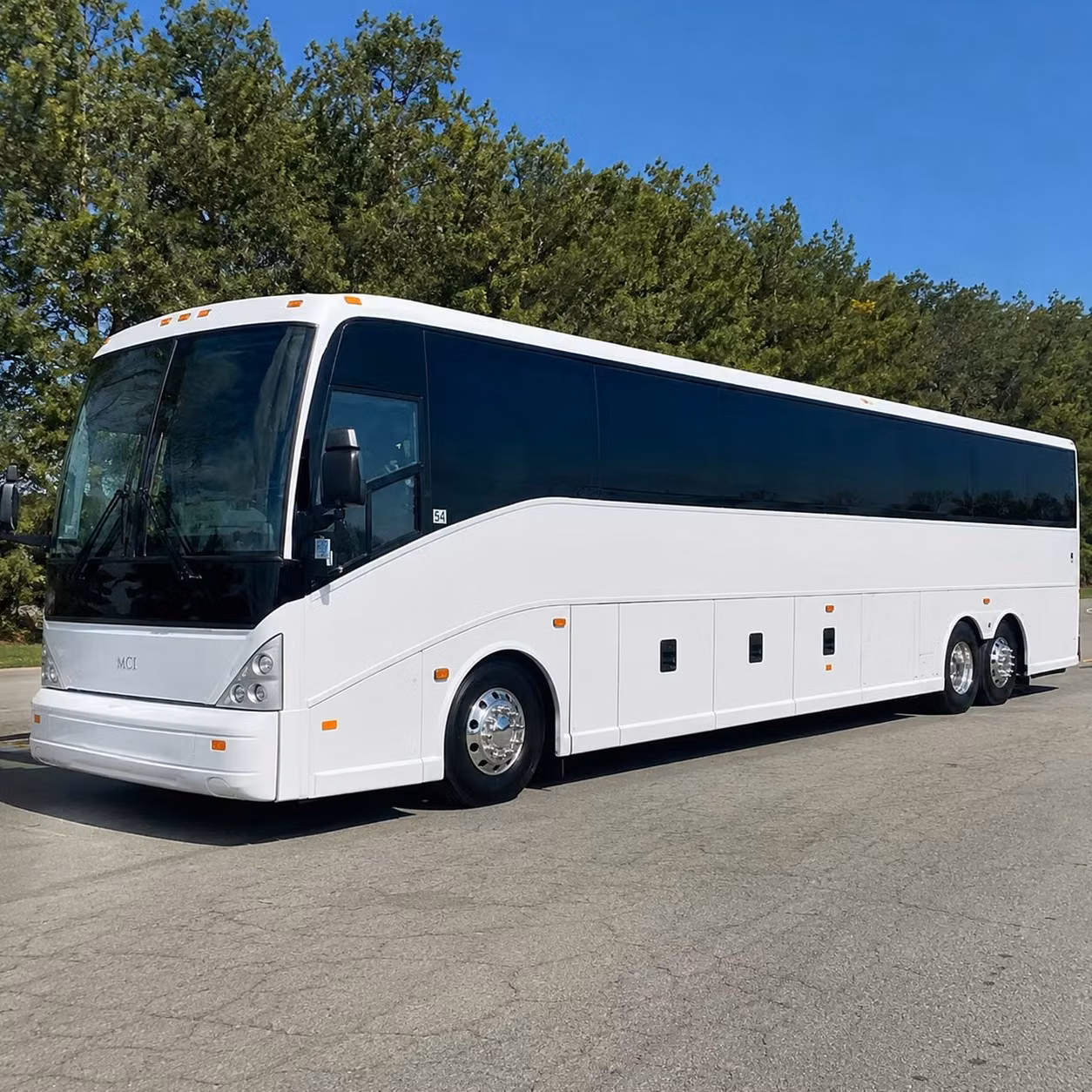 sarasota 56 passenger charter bus rental