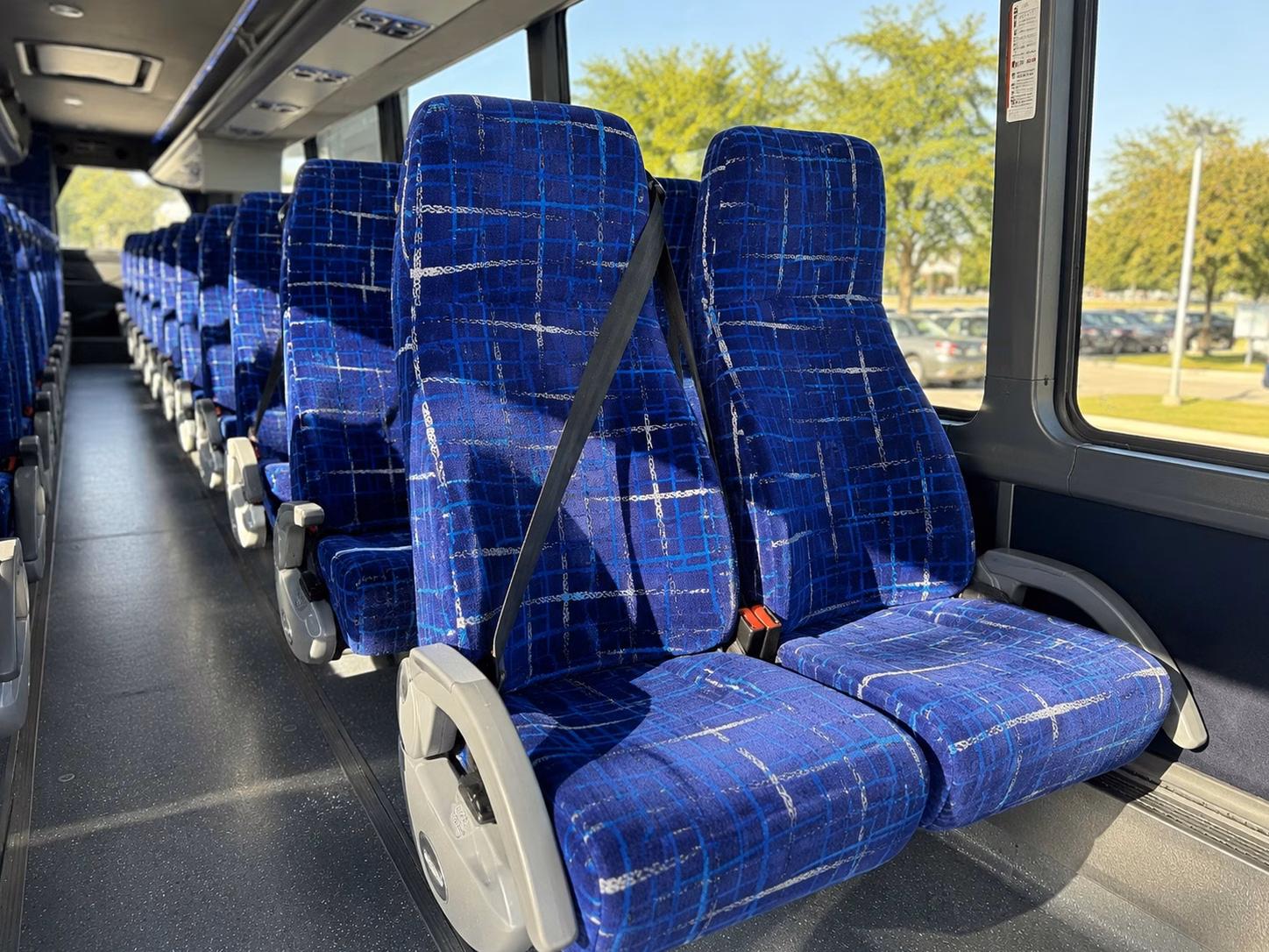 sarasota charter bus interior