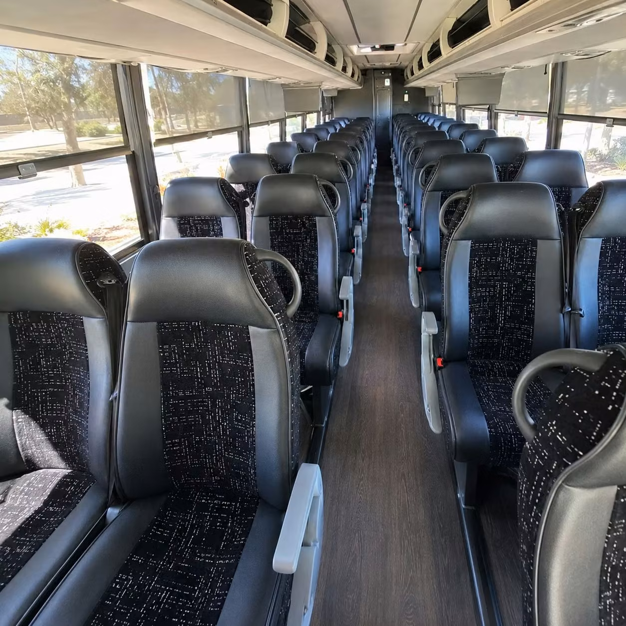 sarasota charter bus rental inside